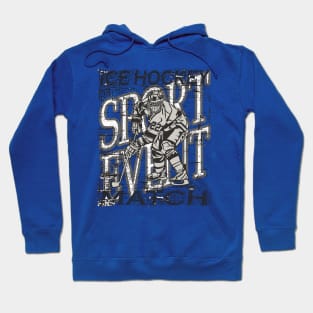 Sport Event Ice Hockey Abstract Hoodie